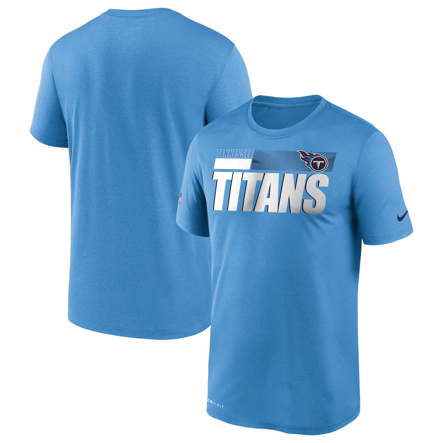 Men's Tennessee Titans 2020 Blue Sideline Impact Legend Performance T-Shirt